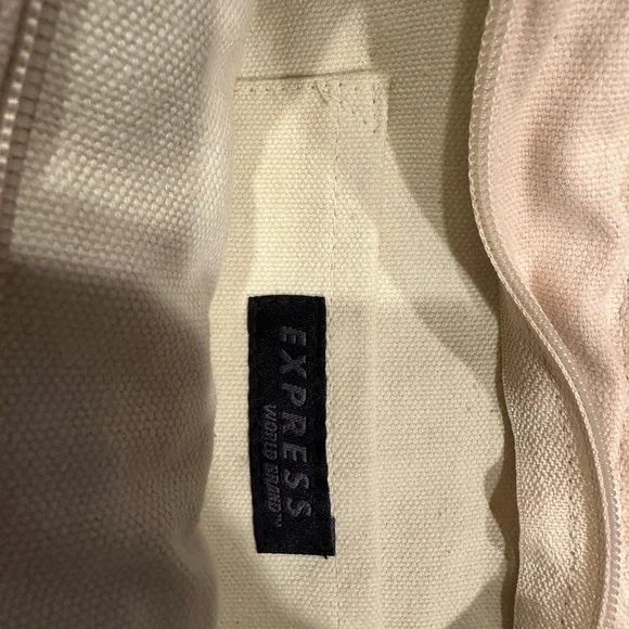 Stylish Tan Woven Tote Bag - Picture 4 of 7